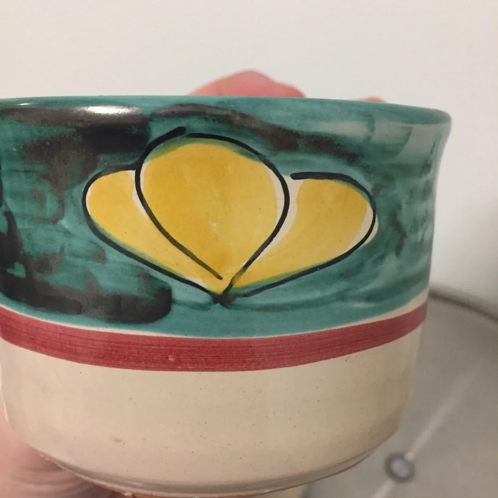 Lamas Italian Pottery Sugar Bowl clay pot